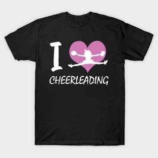 I love Cheerleading Cheerleader T-Shirt